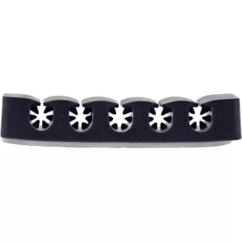 5er Pack Kabelclip 5-fach, selbstklebend, mit 3M®-Pad, Schwarz