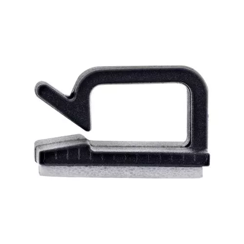 10er Pack Kabelmanager Klebesockel M, Nylon, mit 3M®-Pad, Schwarz