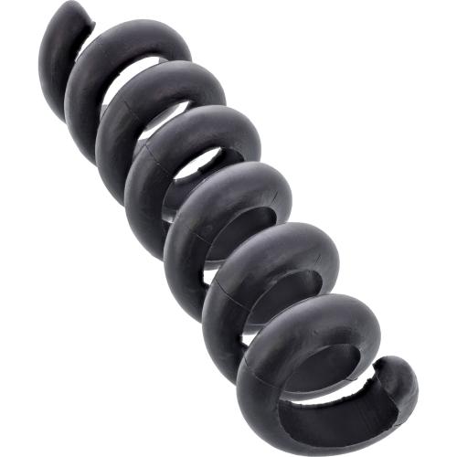 Preview: 5er Pack Kabelspirale, Kabelmanager 1-fach, 65×30 mm, Schwarz
