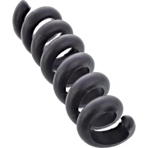 5er Pack Kabelspirale, Kabelmanager 1-fach, 65×30 mm, Schwarz