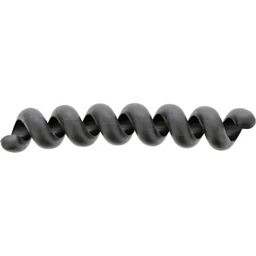 5er Pack Kabelspirale, Kabelmanager 1-fach, 100×16 mm, Schwarz