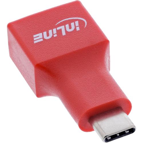 USB-Datenblocker USB-C auf USB-A (Charge-Only) – Adapter USB-C Stecker auf USB-A Buchse, 5 V / 1,5 A