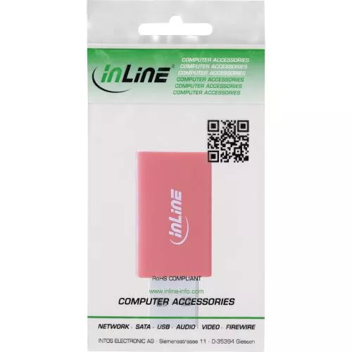 USB-Datenblocker USB-A (Charge-Only) – Adapter USB-A Stecker auf USB-A Buchse, 5 V / 1,5 A