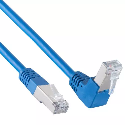 Cat 6 Patchkabel S/FTP – nach unten gewinkelt – Kupfer – PVC