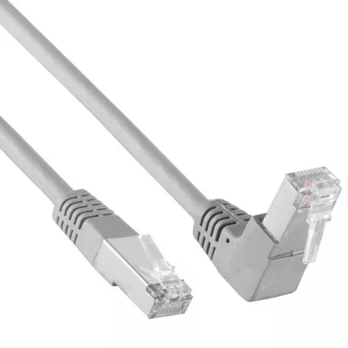 Cat 6 Patchkabel S/FTP – nach unten gewinkelt – Kupfer – PVC