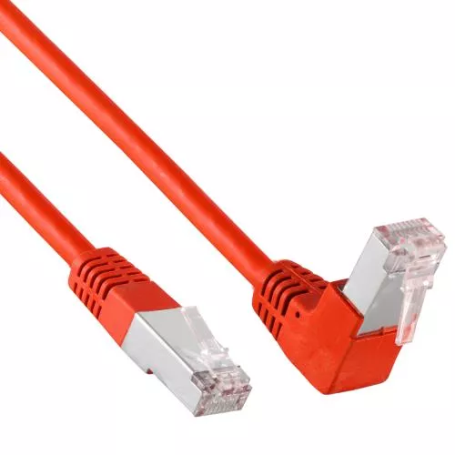 Cat 6 Patchkabel S/FTP – nach unten gewinkelt – Kupfer – PVC