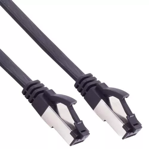 Cat.8.1 Flach Patchkabel U/FTP – TPE halogenfrei – robust