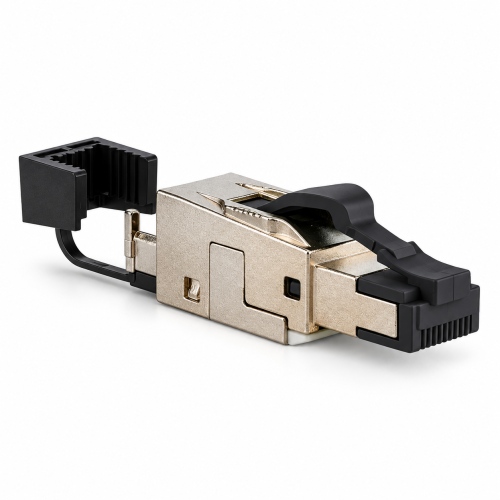 RJ45 Stecker Cat 6A – feldkonfektionierbar – vollgeschirmt – Kabel 5,5 bis 10,5 mm
