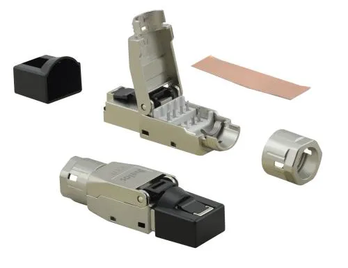 RJ45 Stecker Cat 8.1 – feldkonfektionierbar – vollgeschirmt – gerade oder 90° gewinkelt