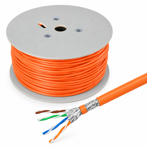 Cat 7 Verlegekabel S/FTP – Kupfer – LSZH – Dca – 500 m