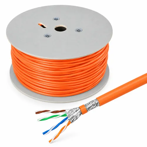 Cat 7 Verlegekabel S/FTP – Kupfer – LSZH – Dca – 500 m