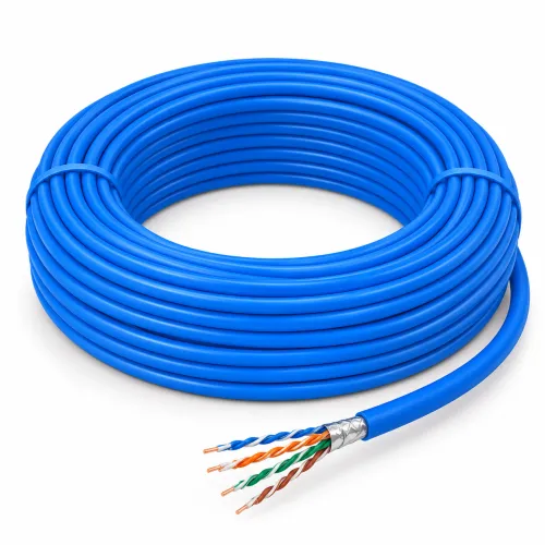 Cat 7A Verlegekabel S/FTP – Kupfer – LSZH – Dca – GHMT – 100 m