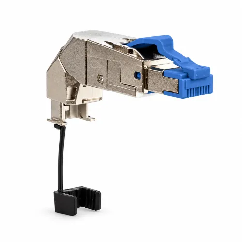 RJ45 Stecker Cat 8.1 – feldkonfektionierbar – vollgeschirmt – Kabelabgang 360° wählbar