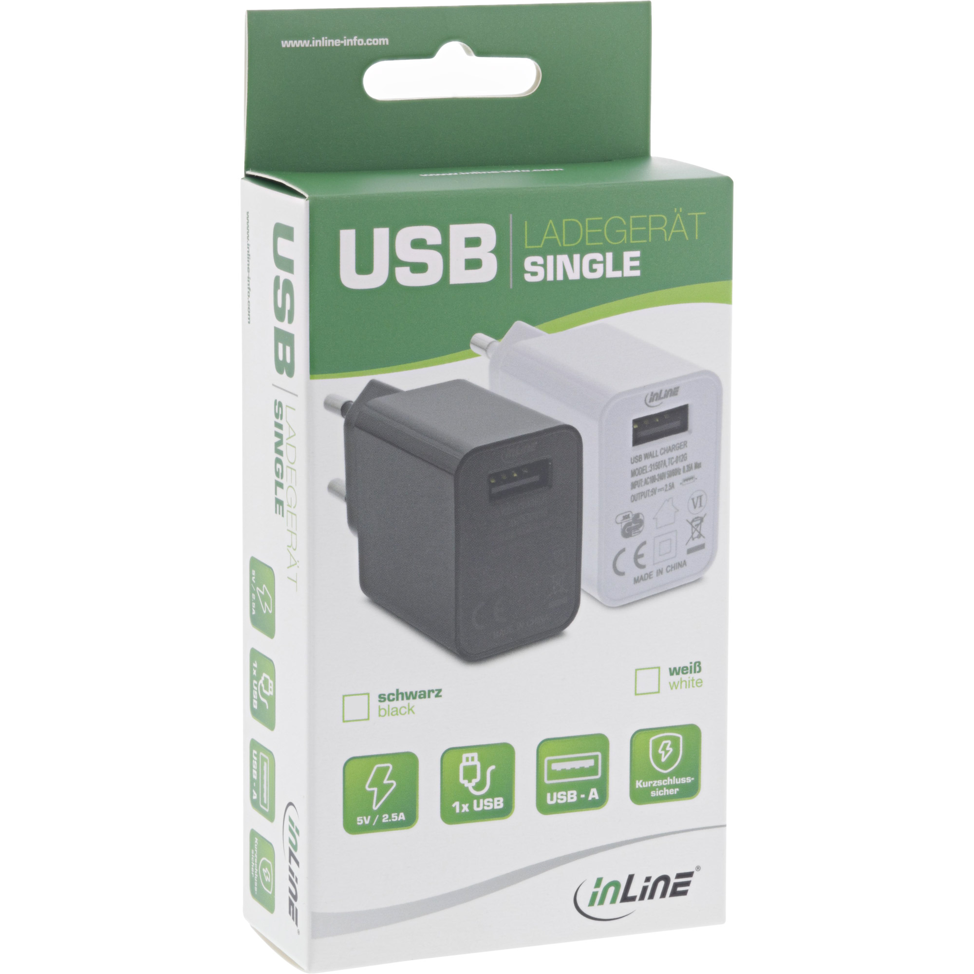 USB Ladegerät Netzteil 5V/2,5A - hier online kaufen