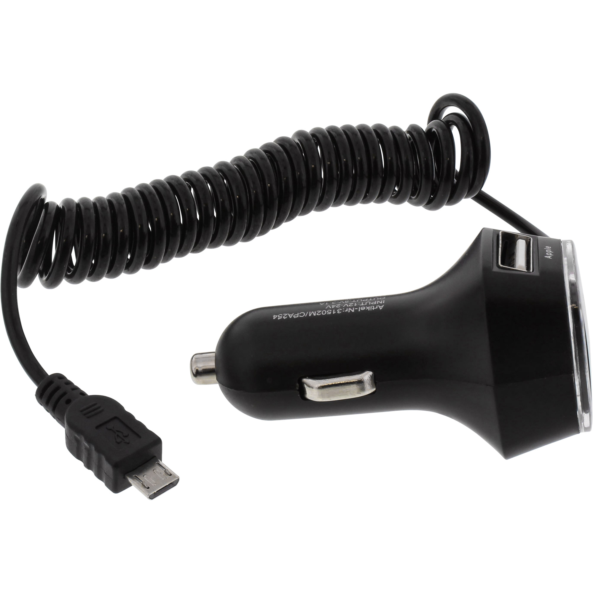 InLine USB KFZ Ladegerät - 31502M 