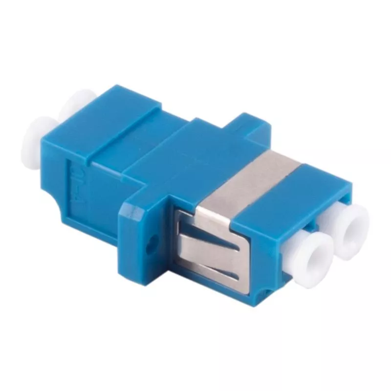 LWL Kupplung LC-LC Duplex – Singlemode OS1/OS2 – UPC – Keramik – blau – Profi-Ausführung