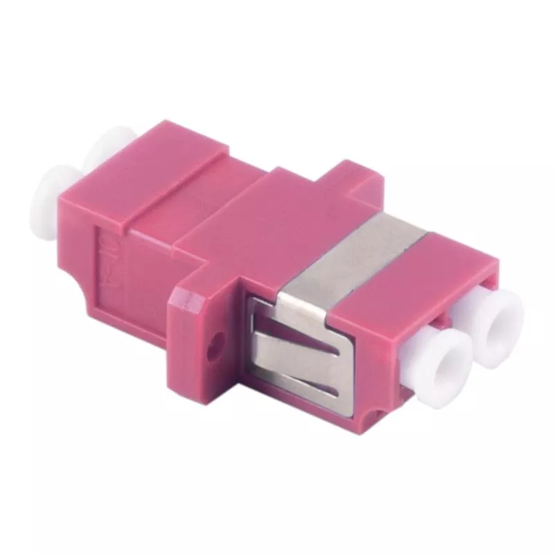 LWL Kupplung LC-LC Duplex – Multimode OM4 – Keramik – violett