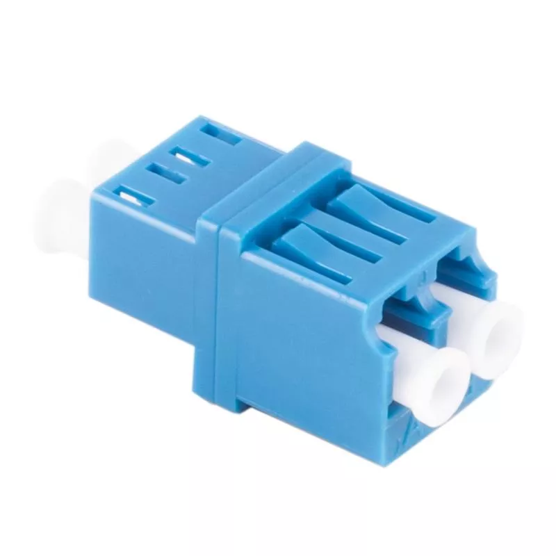 LWL Kupplung LC-LC Duplex – RJ45 Style – Singlemode OS1/OS2 – Keramik – blau