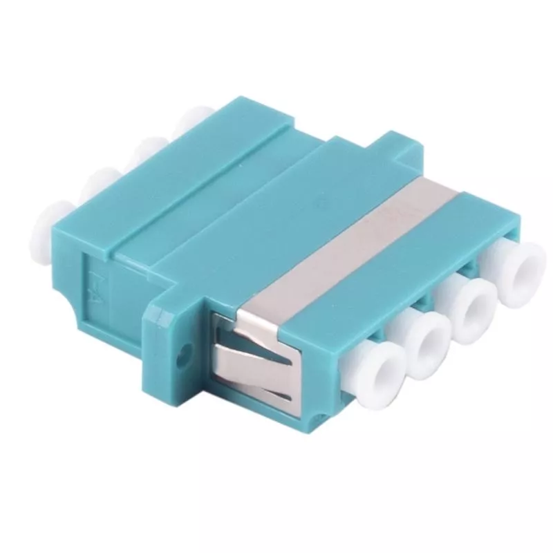 LWL Kupplung LC-LC Quad – Multimode OM3 – Keramik – aqua