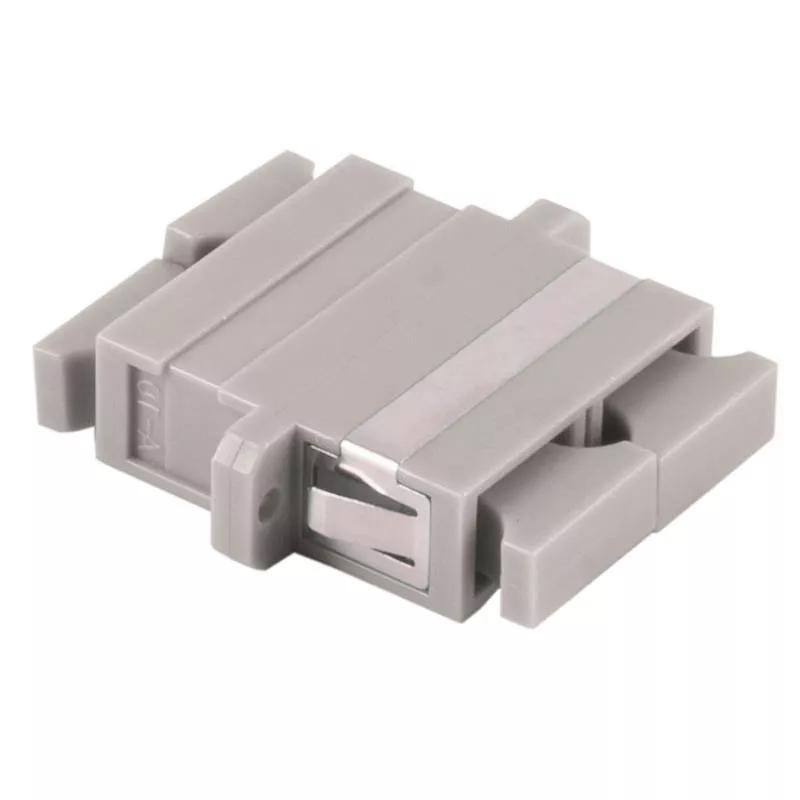 LWL Kupplung SC-SC Duplex – Multimode OM1/OM2 – Keramik – beige – Profi-Ausführung