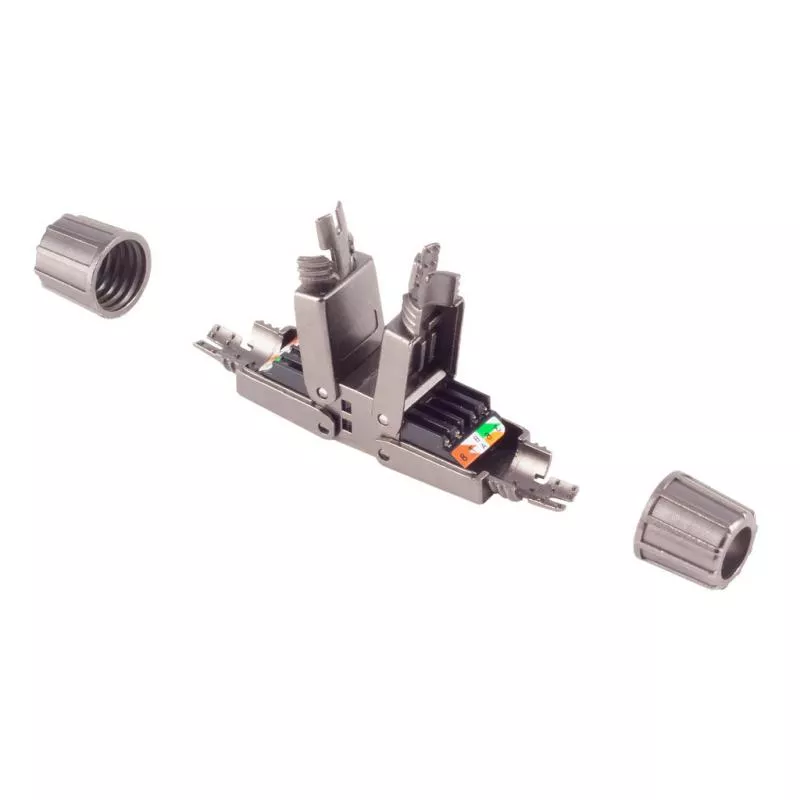LSA Verbinder Cat.6A – werkzeuglos, Quick, STP