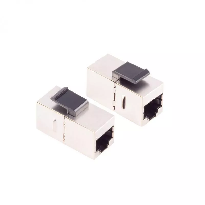 Keystone RJ45 Kupplung Cat.6A, STP, Buchse/Buchse - CU