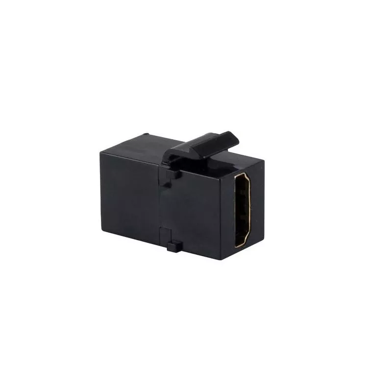 HDMI Keystone Kupplung HDMI-A auf HDMI-A, HDMI 2.1, 48 Gbit/s, schwarz