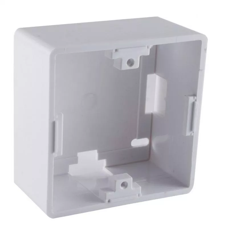 Keystone Aufputzgehäuse 80 × 80 × 40 mm, weiß