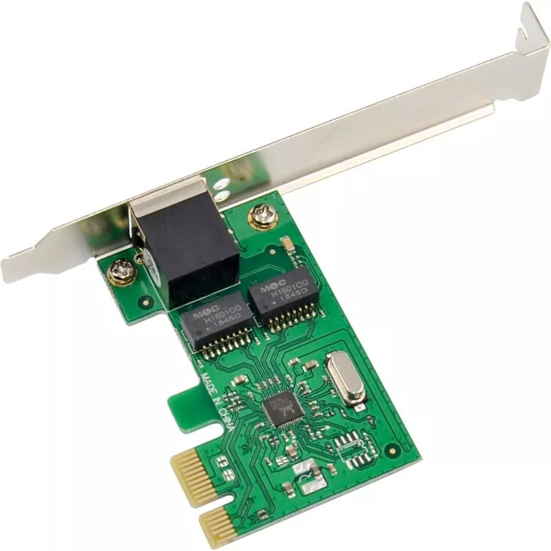 Gigabit Netzwerk Schnittstellenkarte, PCIe x1, 1x RJ45 (1 Gb/s), Low-Profile