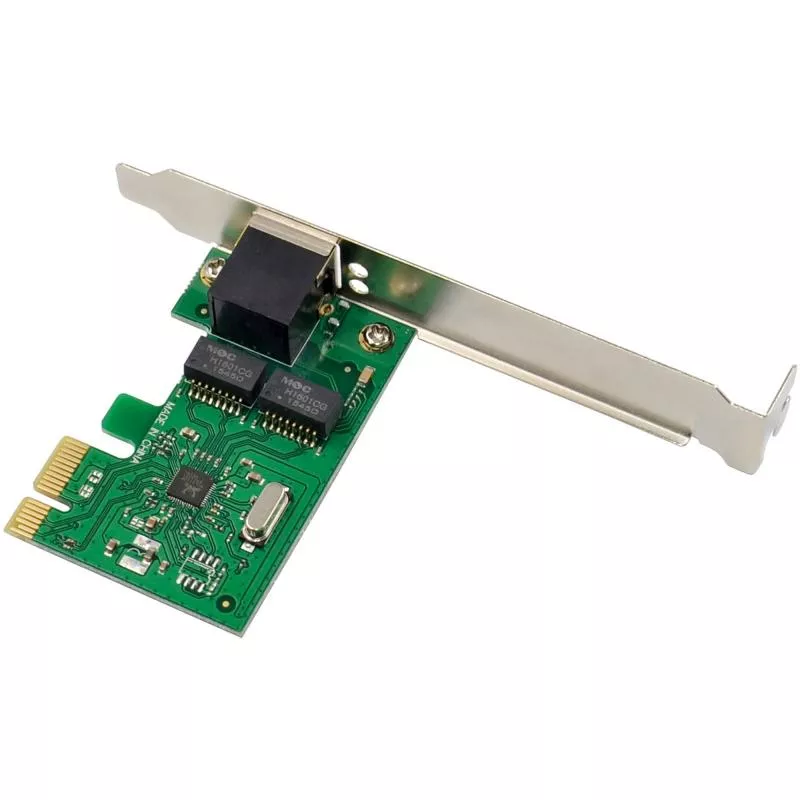 Gigabit Netzwerk Schnittstellenkarte, PCIe x1, 1x RJ45 (1 Gb/s), Low-Profile