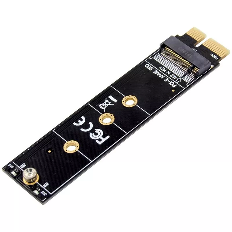 NVMe SSD Schnittstellenkarte, PCIe x1, M.2 Key M (2230–2280)