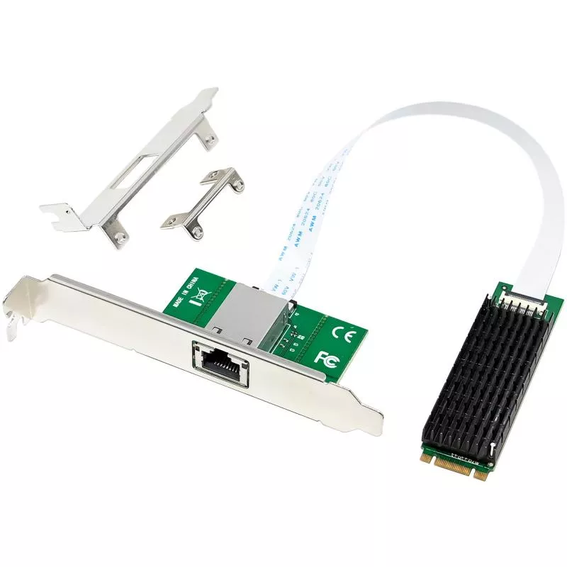 10GBASE-T Netzwerk Schnittstellenkarte, M.2 B+M Key, 1x RJ45 (10 Gb/s)