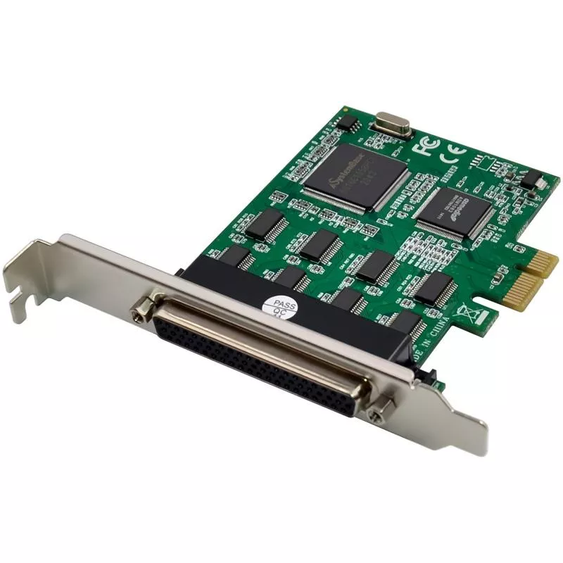 RS-232 Schnittstellenkarte, PCIe x1, 8-Port, D-Sub 9 Stecker