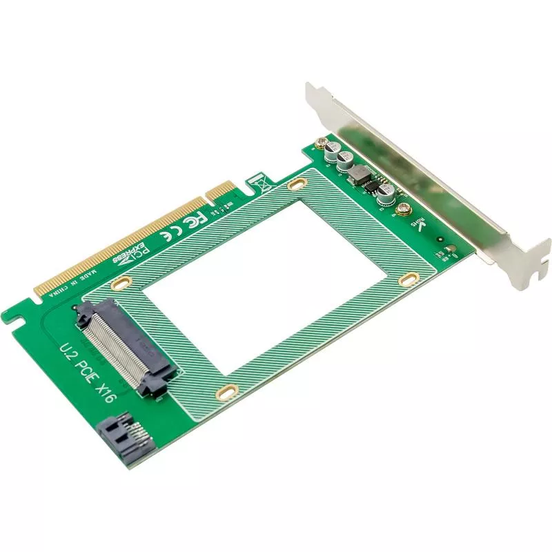 Schnittstellenkarte, PCIe x16 zu U.2 NVMe (SFF-8639), intern