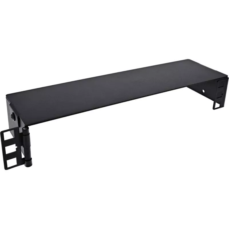 10" Mini Wandrack, 1HE, 7,6 cm Tiefe, schwarz
