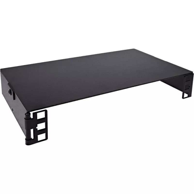 10" Mini Wandrack, 1HE, 15,2 cm Tiefe, schwarz
