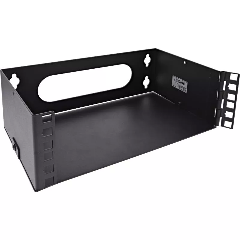 10" Mini Wandrack, 2HE, 15,2 cm Tiefe, schwarz