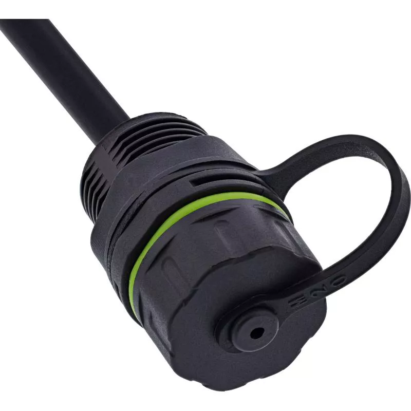 USB-A Verbinder IP68, 50 cm, Buchse zu Stecker, geschirmt, M20