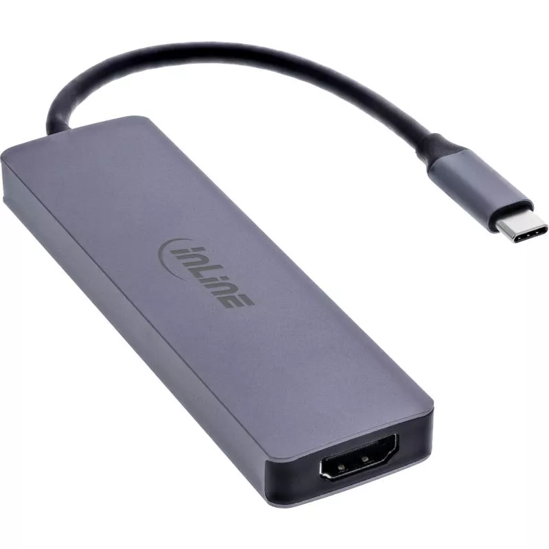 USB-C Multifunktions-Hub – 3x USB-A 5 Gbit/s, HDMI 4K/60 Hz, PD 100 W