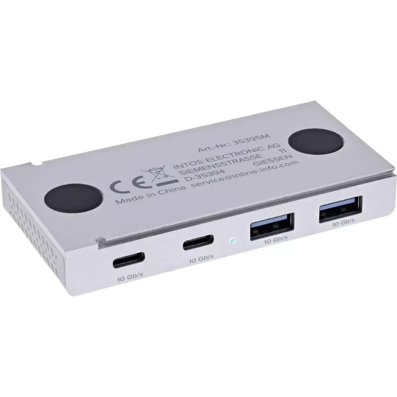USB 3.2 Gen.2 Hub – 4 Port, 2x USB-C, 2x USB-A, 10 Gbit/s, magnetisch