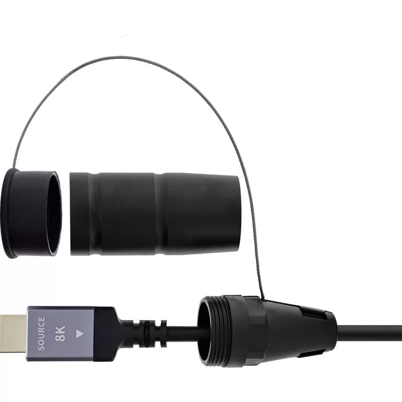 AOC HDMI 2.1 Kabeltrommel 8K/60 Hz, armiert, 50 m