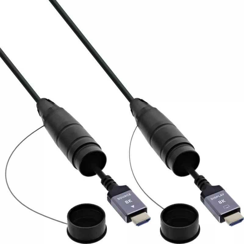 AOC HDMI 2.1 Kabeltrommel 8K/60 Hz, armiert, 50 m