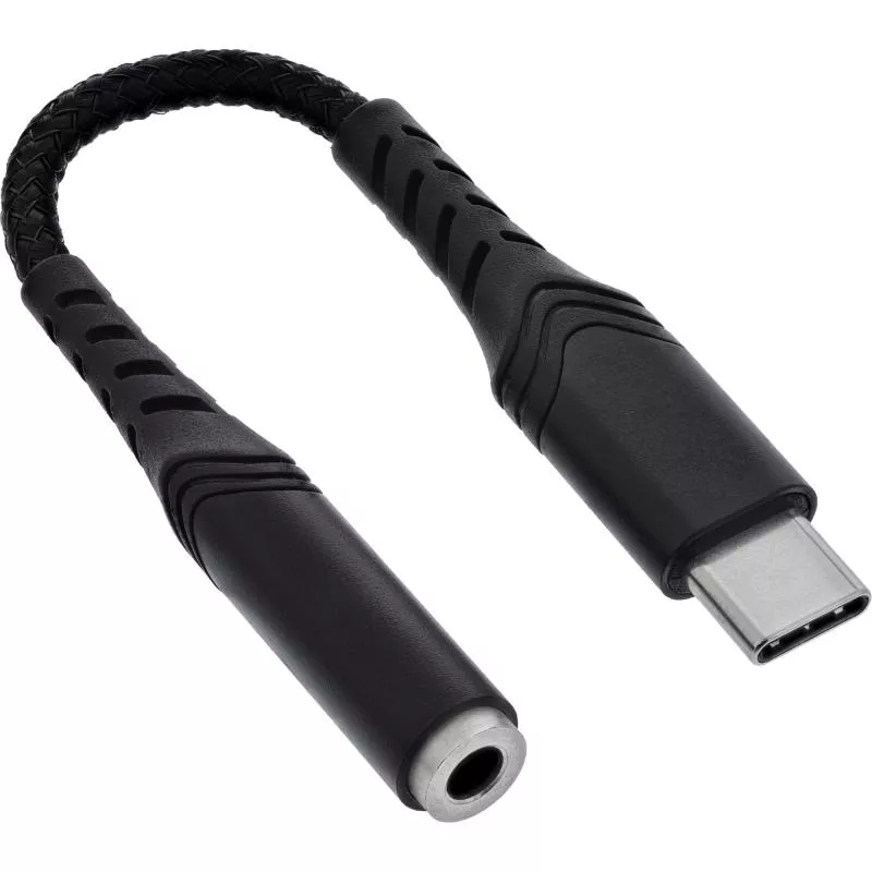 USB-C Audio Adapter auf 3,5 mm Klinke mit DAC, 15 cm