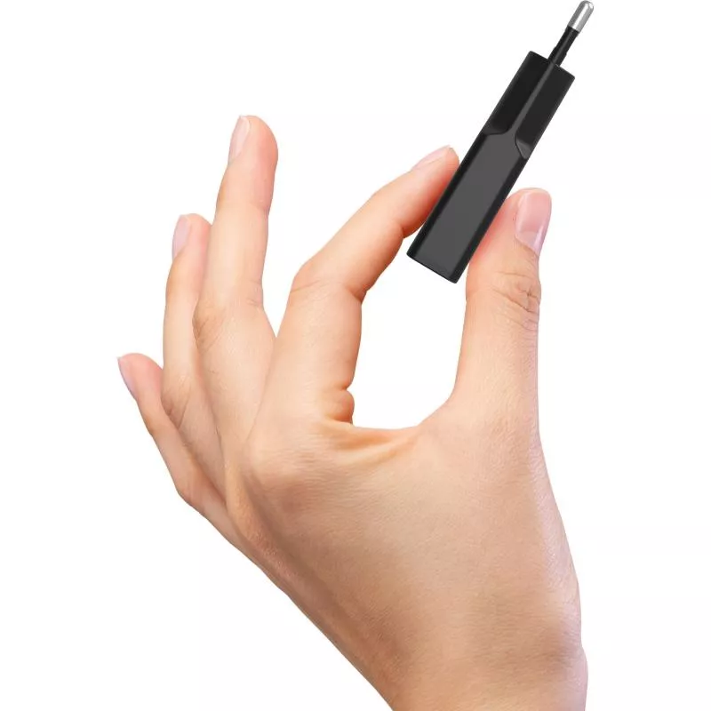 USB-C Ladegerät 30W schwarz, Dual USB-C, PD/PPS, GaN