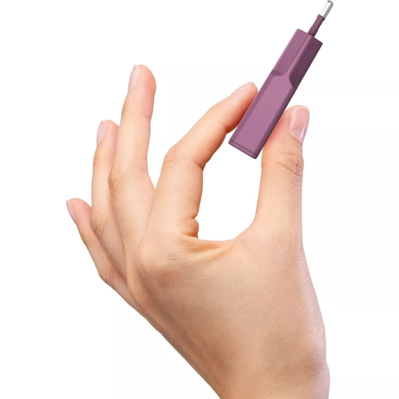 USB-C Ladegerät 30W violett, Dual USB-C, PD/PPS, GaN