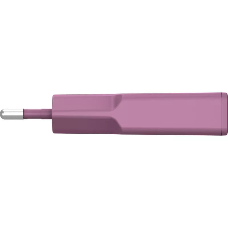 USB-C Ladegerät 30W violett, Dual USB-C, PD/PPS, GaN