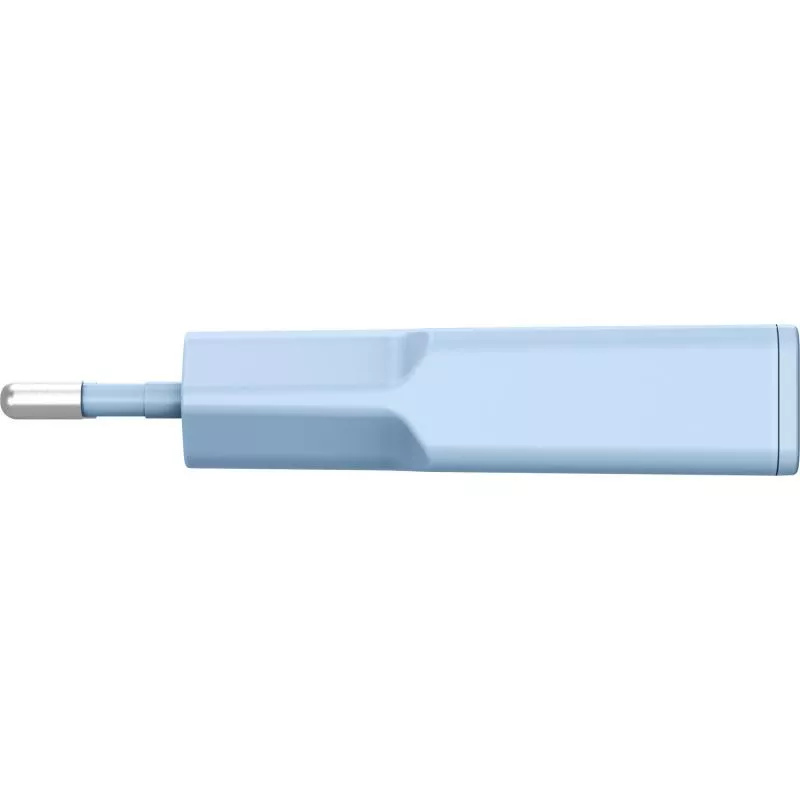 USB-C Ladegerät 30W blau, Dual USB-C, PD/PPS, GaN