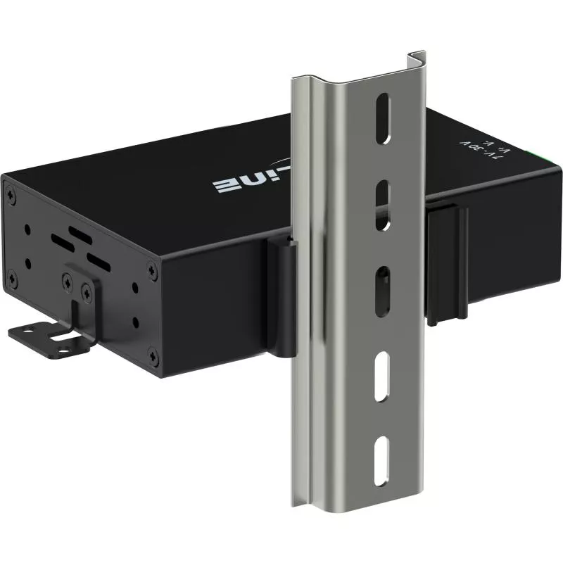 USB 3.2 Industrie-Hub 4-Port USB-C, Aluminium, DIN-Schiene