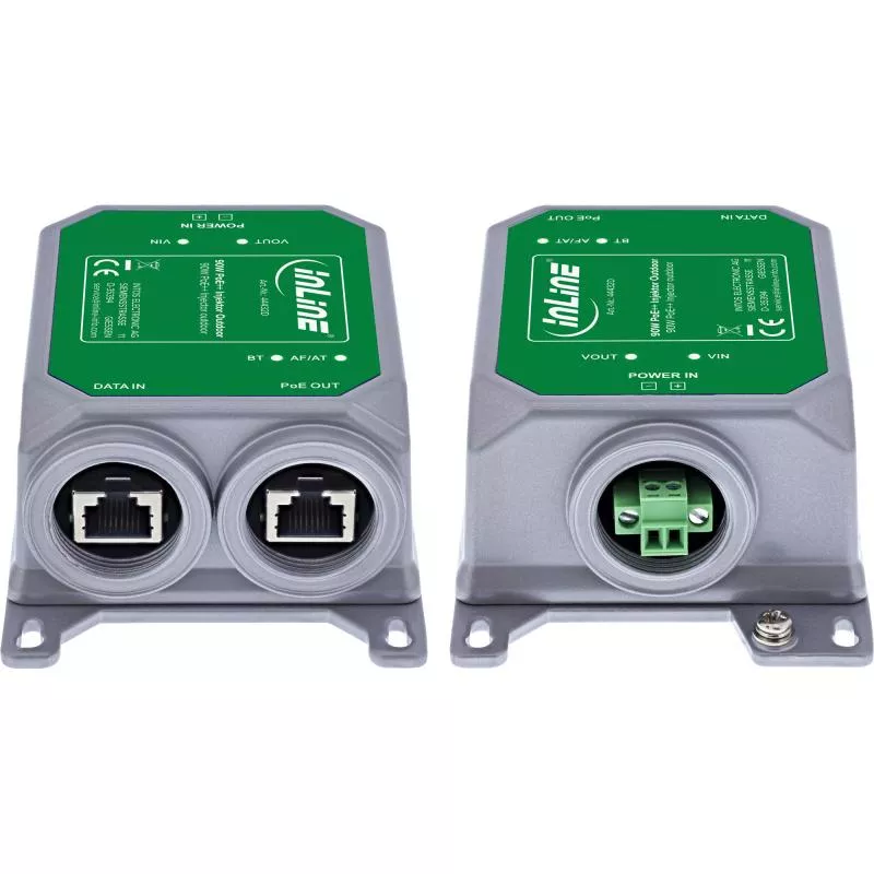 PoE++ Injektor Outdoor IP67, 10 Gb/s, 90 W