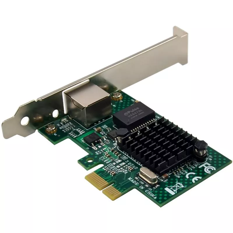 Gigabit PCIe Netzwerkkarte RJ45, Low-Profile